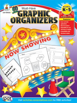 cover image of 60 Must-Have Graphic Organizers, Grades K - 5